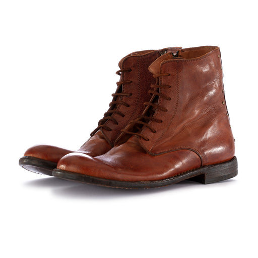 manovia 52 mens boots lux brown leather