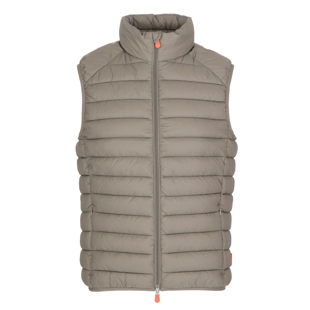 SAVE THE DUCK | Puffer vest nylon giga15 adam grey | MODEMOUR