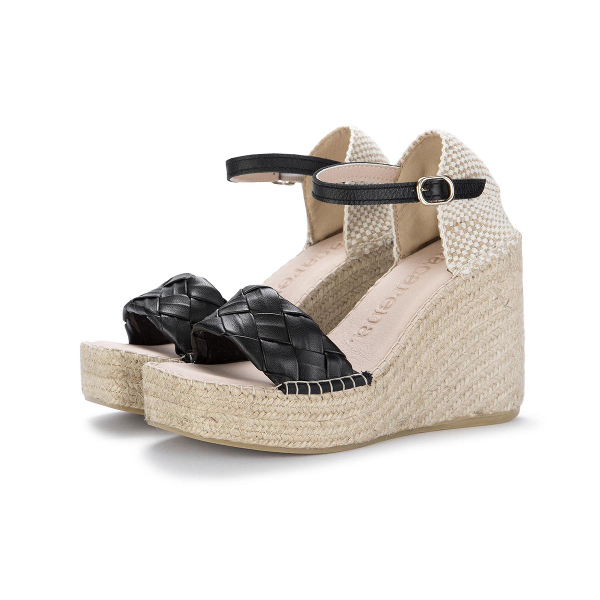 MACARENA | Sandals espadrilles filipa8 black | MODEMOUR ♥